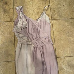 Lavender Nina Ricci midi dress beautiful chic